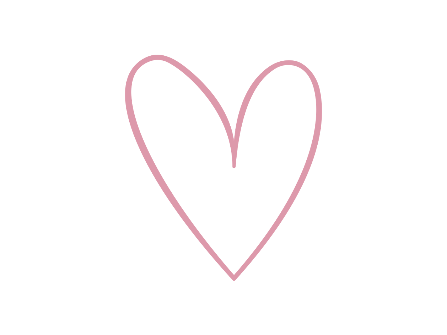 Heart pink
