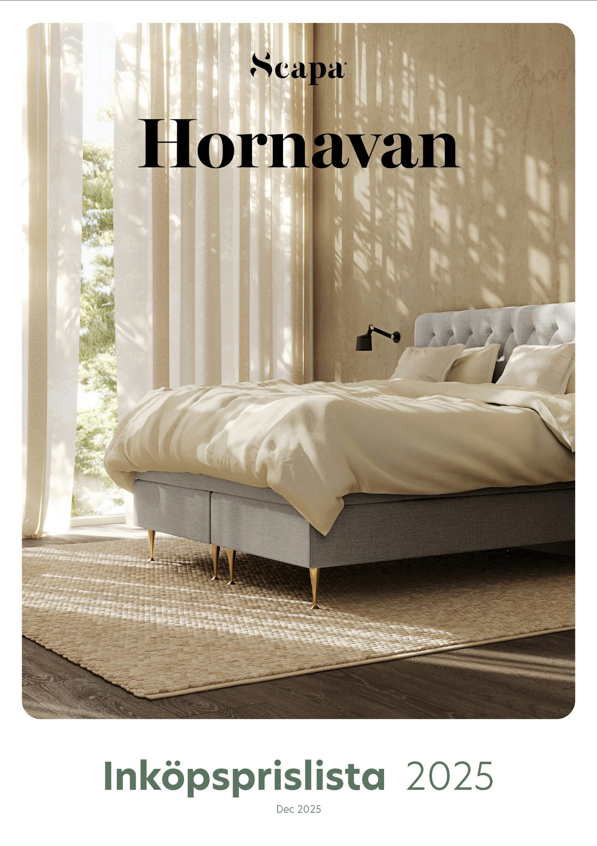 Hornavan nettoprislista