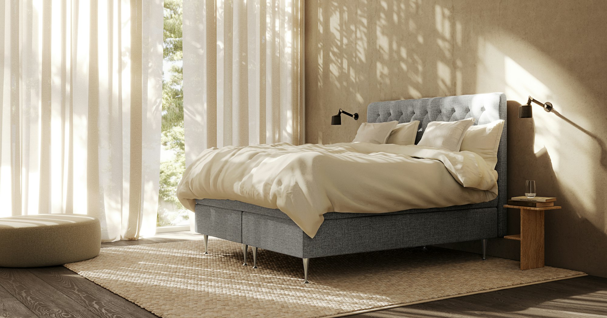 Hornavan continental 180x200 elegance 19cm alu Jander Anthracite interior 01 webb