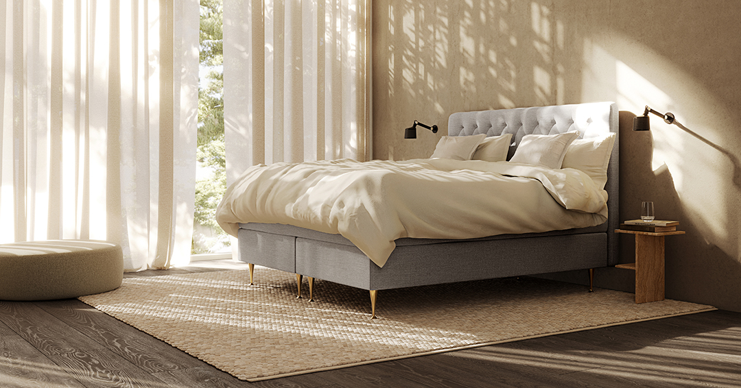 Hornavan continental 180x200 elegance 19cm oxid Elphine Light grey 1840 interior 02 webb