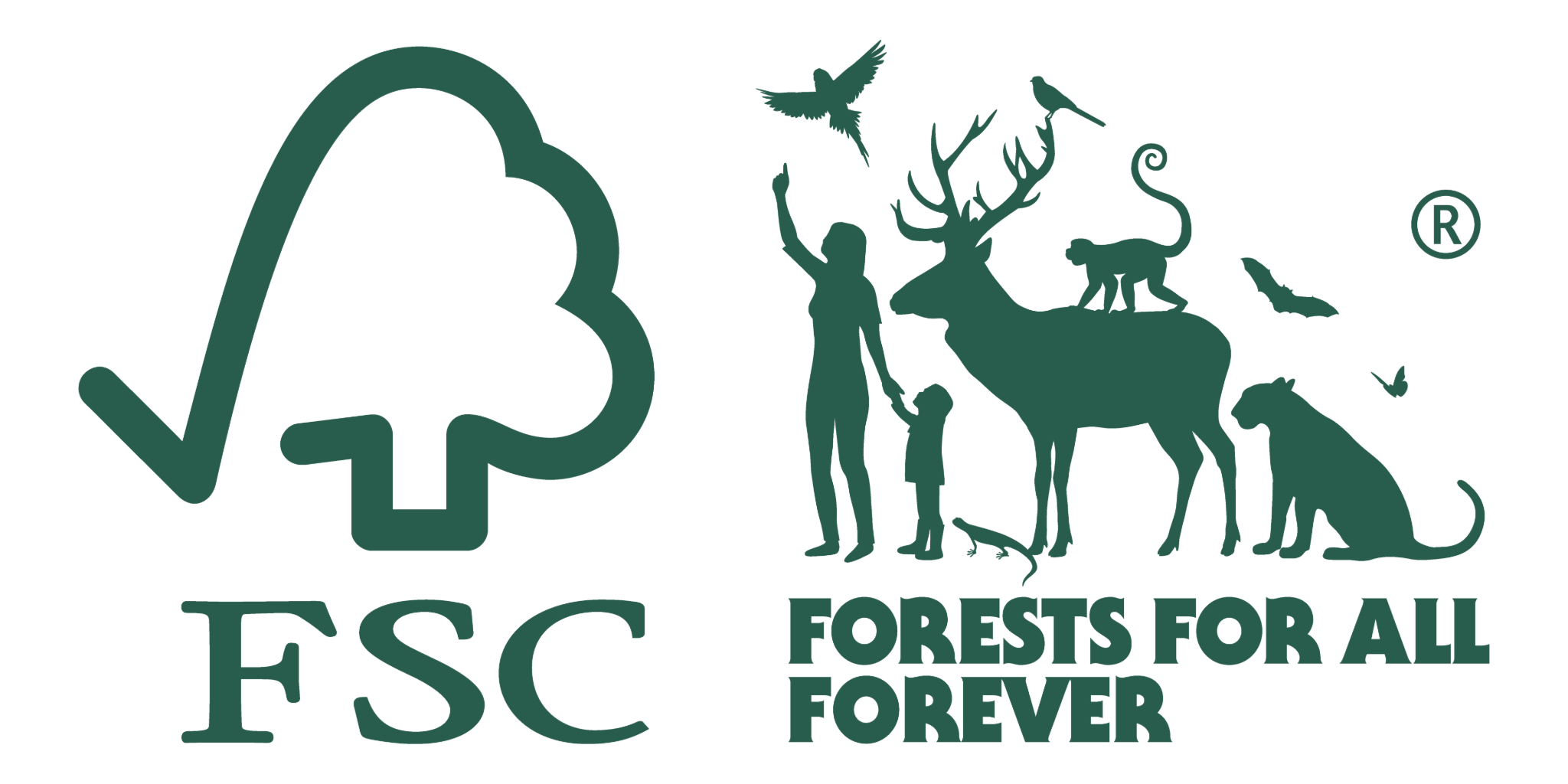FSC LOGO ffaf White Green